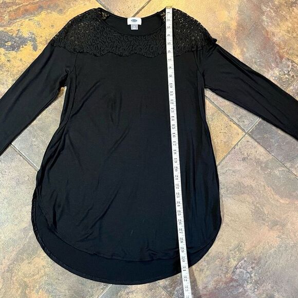 Old Navy Tulip Hem Slide Slits Lace Top Medium - Picture 8 of 13